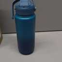 BJPKPK Water Bottle with Straw Lid, 24oz Vacuum Insulated Water Bottles, Metal Stainless Steel Thermo for Sports, Travel, BPA Free Leak Proof Thermo, Cups, Flasks, Tumblers,Vast