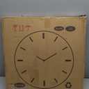 Mrocioa 24inch Windmill Distressed Metal Wall Clocks Rustic Large Decorative Clock Oversized Farmhouse Decor,Non Ticking,Battery Operated