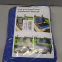 Golf Cart Seat Covers Fit for Club Car Precedent Club Car Tempo Yamaha G29 Front Seat Covers Stretchy Breathable Washable Regular Cushions Cover No Nails Required Easy to Install Black & Blue