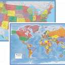 RM Dry US Map Wall