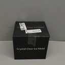 TINANA Crystal Clear Ice Ball Maker, 4 Cavity Large Clear Ice Balls Form, 2.5 Round Ice Sphere Trays for Whiskey, Cocktail, Brandy, Bourbon