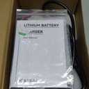 48V 18A Lithium Battery Charger, 1250W Fast Charging & 0V Wake Up 58.4V LiFePO4 Battery Charger, IP67 Waterproof, for 48V (51.2V) Golf Cart/Forklift/RV/Boat/Solar System LiFePO4 Batteries