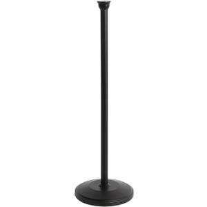 ZCCZ Toilet Paper Holder Stand with Heavy Weighted Base - Free Standing Bathroom Tissue Dispenser and Organizer for Toilet Paper Storage (Black)