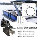 Lower Shift Cable Kit Fit for MerCruiser Bravo 1, 2, 3, Replacement for 815471T1, 865437A02, 815471A6