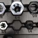 Thread Repair Thread Chaser Tool Set - 49PCS Thread Cleaner Rethreading Master Kit Metric SAE Bolt Restorer File Nut Rethreader Automotive Wheel Stud Spark Plug Engine Standard Screw Threading UNC UNF