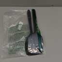 Coukre 2 Pack Silicone Spatula Set, High Heat Resistant, BPA Free Kitchen Spatula, Solid & Slotted Turner for Non-Stick Pans, Sauting, and Flipping (2, PureBlack)