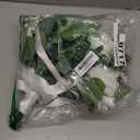 Serwalin 9.8 Inch Wedding Bouquets for Bride Bridesmaid, Spring Green Rose Bridal Bouquets for Bride, Wedding Flowers Bouquet Tossing Bouquet, Ceremony and Anniversary Decor