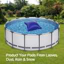 USHMA Pool Pillows for Above Ground Pools, 4x4 Ft Cold Resistant Pool Pillow for Winterizing | Durable PVC Air Winter Pool Pillow for Closing Winter Above Ground, Rope Included