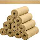 Toulite 10 Pcs Cotton Bra Liners Boob Sweat Pads 3 Layer Rectangle Under Bra Pads Sweat Liners for Women Sweating Supplies (XX-Large, Khaki)