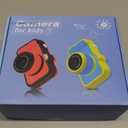 Kids Camera with Rotating Zoom Lens, 3.5 Large Screen, 1080P Kids Digital Camera with Flash,Selfie, 32GB Card, Toddler Toy Camera Christmas Birthday Gifts for Boys Girls 3-12 Years Old-Blue