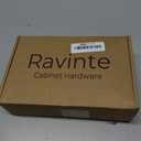 Ravinte 30 Pack 1-1/4 Inch Matte Black Round Kitchen Cabinet Knobs,Zinc Solid Drawer Pulls,Cabinet Handles for Cupboard, Dresser, Closet and Bathroom, Modern Cabinet Hardware for Cabinets