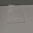 Paialco A5 Clear Plastic Storage Box, 6x8 Inch Flat Case Holder for Beads/Tools/Letters/Papers (Colourless)