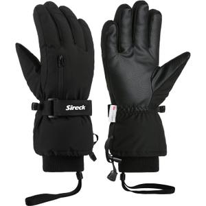 Sireck Ski Gloves,-30 Men Women Winter Gloves,5-Layer Waterproof Cold Weather Gloves,Touchscreen Anti-Slip Snow Gloves for Skiing Snowboarding (Medium, Black)