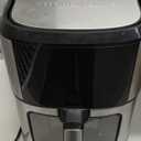 Kitchen Elite Air Fryer Stainless Steel with View Window, XL 8.5QT Large Airfryer, 8-in-1 Digital Control, 400F Temp Controls, Nonstick Dishwasher-Safe, Space-Saving, Roast, Broil, 1500W