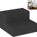 High Density Foam Two Bed Step Stool for Seniors Adults, 11.8" Rise Step with Double Sided Non-Slip Surface & Pads for High Bed/Kitchen/Door Entrance