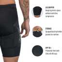 Zoot Mens Core 7-Inch Tri Shorts, Quick Dry Performance Triathlon Shorts with Cycling Chamois Pad, Pockets & UPF 50+ Fabric (Small, Army Green)