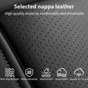 Umbrauto Custom Seat Covers for Silverado, Waterproof Nappa Leather Full Set Seatcovers for Chevy Silverado/GMC Sierra 2007-2013 & 2019-2026 1500, 2020-2026 2500HD 3500HD Crew/Double/Extended Cab