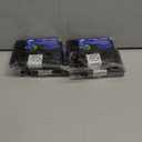 TZe TZ Tape 12mm 0.47 Laminated Clear Label Tape Replacement for Brother P Touch Label Tape TZe-131 TZe131 Black on Clear Label Maker Tape, Compatible with Brother PT-H110 D210 D220 D400 D600, 4-Pack