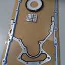 Oil Pan Gasket and Rear Main Seal Set OS30693R BS40640,Fits for GM LS-based V8 Engine,12612350 12639249 89060436 OS32241,Compatible with Chevy Silverado 500 Tahoe,for GMC Sierra