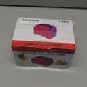 IDAODAN Electric Balloon Pump, Portable Electric Balloon Blower Machine Balloon Air Pump Dual Nozzle Rose Red 110V 600W Balloon Inflator for Party Decorations