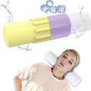 Menlo Park - Neck Pain Relief - 17" L x 4" W Ergonomic Contour Cervical Neck Roll Pillow - Memory Foam Bolster for Sleep - Round Neck Support - Breathable Cooling Cover