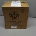 Flip Top Glass Bottle [1 Liter / 33 fl. oz.] [Pack of 6]  Swing Brewing with Stopper for Beverages, Oil, Vinegar, Kombucha, Beer, Water, Soda, Kefir Airtight Lid & Leak Proof Cap Clear