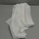 MIULEE 1 Panel Sidelight Curtains for French Door Sheer Panels Light Filtering Window Treatment for Narrow Door 25 x 80 Inches with Tieback - 1 Panels, White