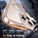 TORRAS Crystal Clear for iPhone 16 Pro Case Magnetic Stand,[Compatible with MagSafe][Flexible Stable Stand]Mil-Grade Protection Transparent Slim Anti-Yellowing Anti-Scratch Ring Kickstand 6.3", Ostand
