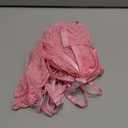 Sexy Stocking Underwire Push Up Rhinestones Heart Floral Lace Mesh Sheer Garter Bodysuit Skirt Lingerie Set 3 Piece (Medium, Pink)