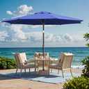Outdoor Patio Umbrella, 8 Ribs Market Table Umbrella