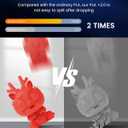 SUNLU PLA+2.0 3D Printer Filament Bundle, 4KG Upgrade PLA+ Filament 1.75mm, Tougher and Stronger, Dimensional Accuracy +/-0.02mm, 1KG per Spool, 4 Packs, 4KG Total, White+Bone+Ceramic+Oak Wood