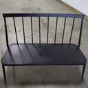 Metal Black Bench