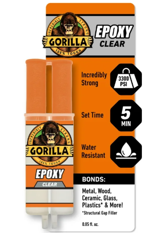 GEORILLA GLUE EPOXY. 85 SYRINGE 4200102