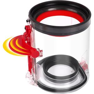 WYWY.Wide Upgraded Dust Bin Compatible with Dyson V10 Vacuum Cleaner Canister/Dust Bucket, Small Bin Compatible with Dyson Part No.96950902