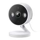 Tapo 2K+ Indoor/Outdoor Wired Security Camera - 2024 PCMag Editors' Choice, Person/Pet/Vehicle Detection, Baby Monitoring, Color Night Vision, Subscription-Free Local Storage or Optional Cloud, C120