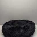 WESTERN HOME WH Calming Anti-Anxiety Donut Dog & Cat Bed, Warming Cozy Soft Round Cushion, Fluffy Faux Fur Plush Cuddler for Small Medium Dogs and Cats, 24.0"L x 24.0"W x 8.0"Th