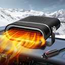 Car Heater, 200W Vehicles Heaters Auto Part 12V Portable Car Heaters That Plugs Into Cigarette Lighter, Vehicle Defroster Windshield Demister, Auto Defogger With 360 Rotatable for All 12 Volt Cars