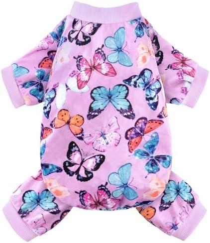 Dog Pajamas Soft Lightweight Dog Onesies Outfit Clothes for Small Medium Large Puppy Pjs for Pet Boys Girls Dogs Cats Size L