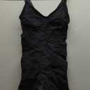 SHAPERX Women's Seamless Shapewear Bodysuit Tummy Control Body Shaper Waist Snatching Body Suit, SZ5218-2-Black-S/ M