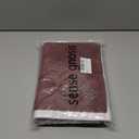 sense gnosis Jacquard Hand Towel Set of 2 Super Soft 100% Cotton Elegant Leaves Pattern Highly Absorbent Hand Towels for Bathroom Mother's Day Decorations 13x 29 Inch, Burgundy Red Brown