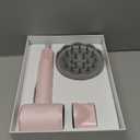 SHRATE Professional High Speed Ionic Hair Dryer | Ultra-Fast Drying | 500 Million Negative Ions | Low Noise | 160000 RPM | Compact Blow Dryer with Magnetic Diffuser for Faster Drying All Hair Types (Pink)