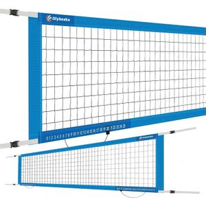 Reinforced Anti-UV Replacement Pool Volleyball Net Only with Scoring Clamps, 15 ft Net - Easy Set Up and Long Lasting