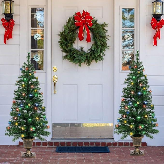 4 ft Outdoor Christmas Tree With lights