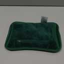 Rechargeable Hot Water Bottle Portable Electric USB Hot Water Bag with Plush Cover Winter Hand & Feet Warmer Hot Water Pouch for Menstrual Cramps or Muscle Aches & Back Pains Xmas Gifts (Green)