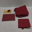 Shiny Kindergarten Red Graduation Gown Cap Tassel with 2025 Year Charm Size 54 Large and Diploma Cover