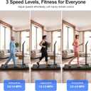 Walking Pad Treadmill for Home - Foldable Compact Treadmills with Handle Bar Portable Running Pad 0.6-4MPH with Remote Control LED Display Mini Caminadora Indoor Walk Machine for Office Small Spaces