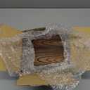 Ilyapa Wood Tissue Box Cover Square - Rustic Farmhouse Black Wooden Tissue Holder