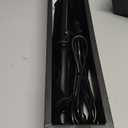 LANVIER 1.25 Inch Curling Iron, Extra Long Barrel 1 1/4 Inch Curling Iron for Long Hair up to 450F, Worldwide Dual Voltage Hair Curler for Traveling, Hair Waving Style Tool Black