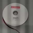 Hot Red Velvet Ribbon Single Faced,5/8 Inch X 25Yards Spool