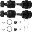 4pc Front Upper Lower Ball Joint Kit K3134 K3185 for Jeep Wrangler 2007-2017, Wrangler JK 2018, for Jeep Grand Cherokee 1999-2004, Press In Suspension Upper Ball Joints and Lower Ball Joints